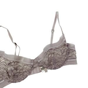 Arnhem purple lace unlined bra